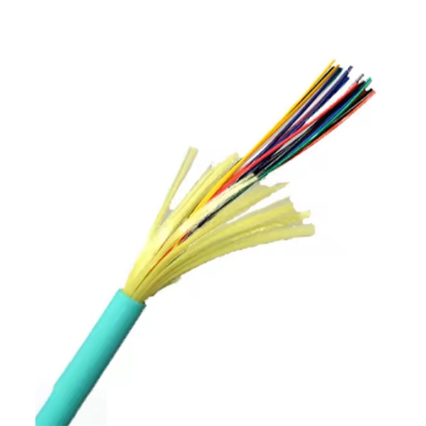 Fiber optic cable with tin